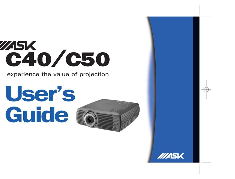 Ask C40 User manual