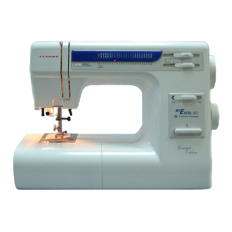 Janome Myexcel 23X/MX3123 Instruction book