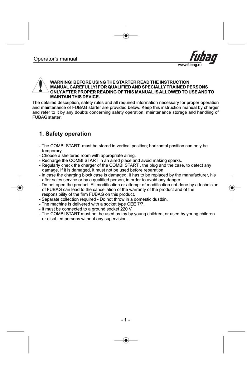 Fubag Combi Starter Operator's manual