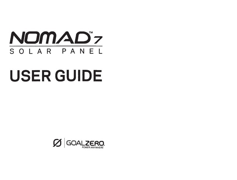 GOAL ZERO Nomad 7 User manual