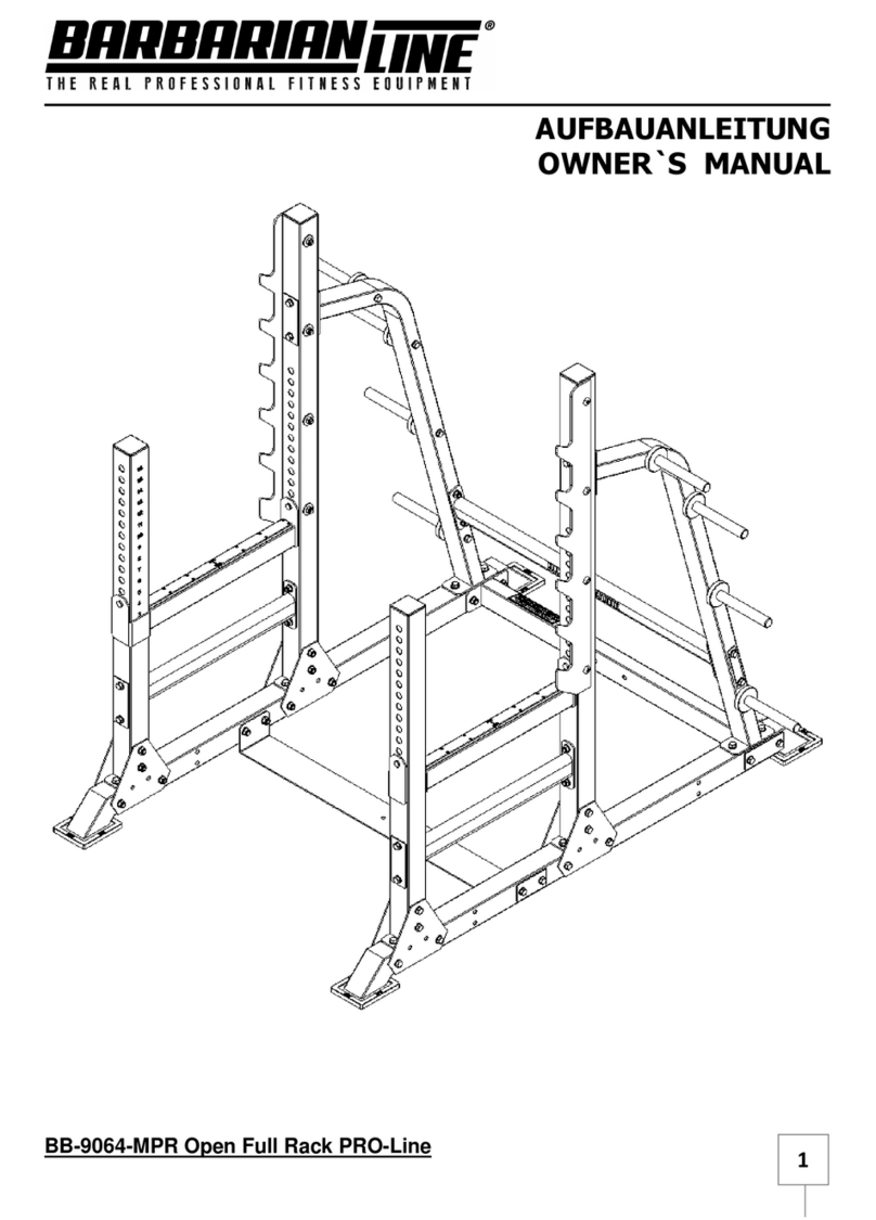 Barbarian line BB-9064-MPR owner's manual