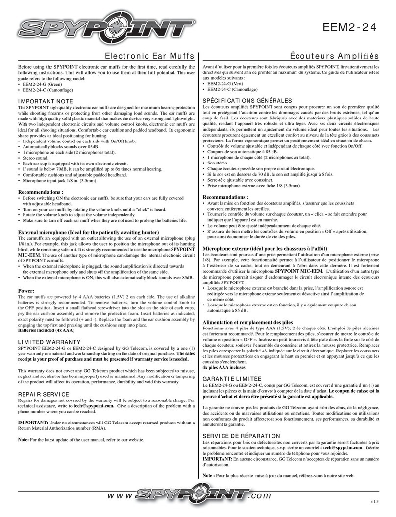 Spypoint EEM2-24-G manual
