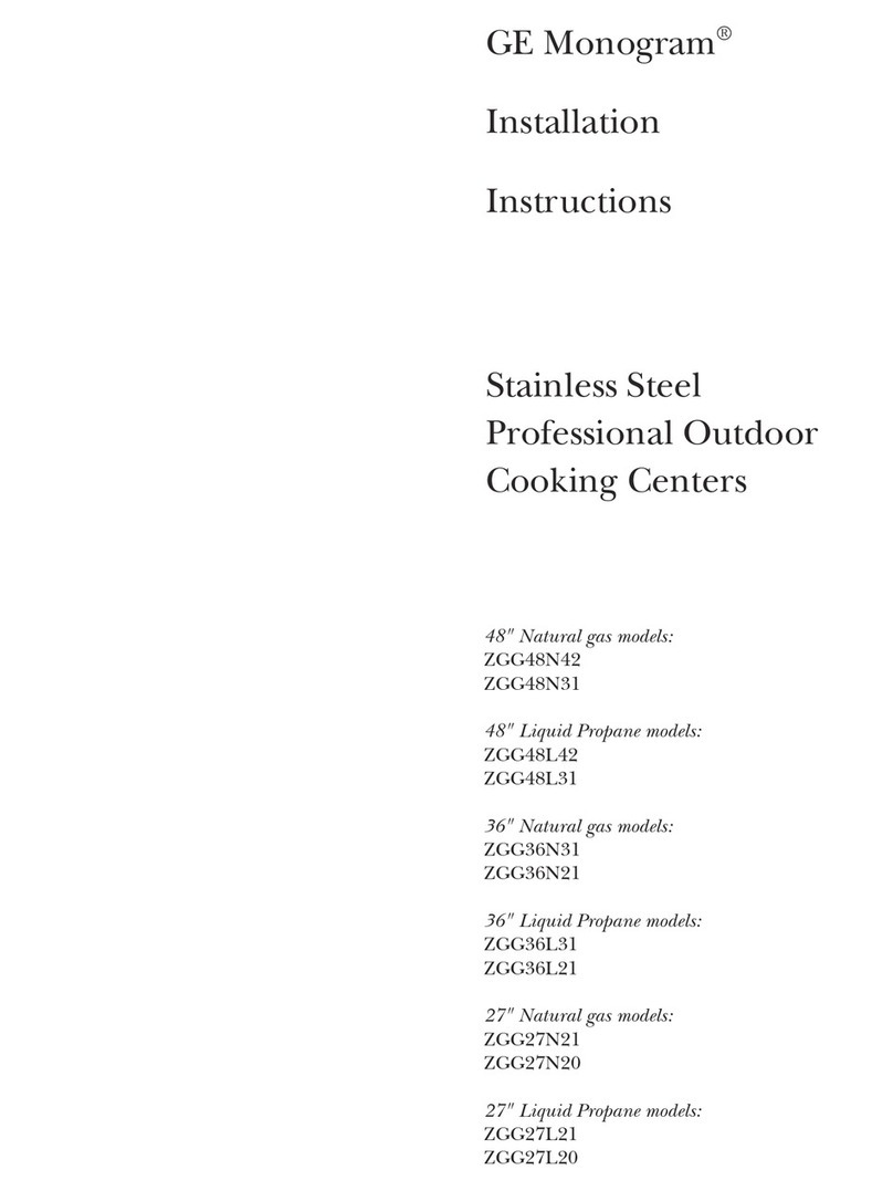 Monogram ZGG48N42 installation instructions