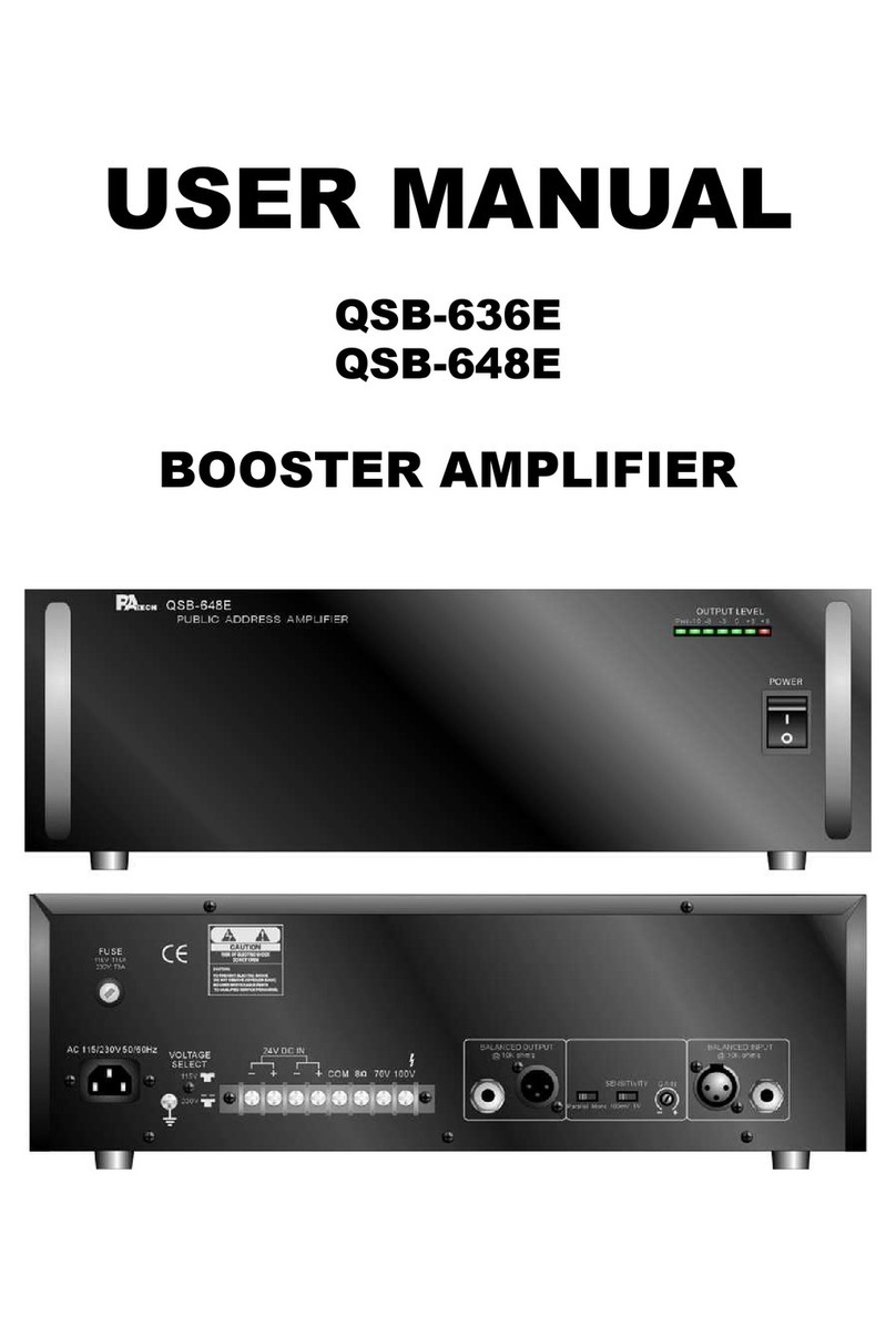 PA Tech QSB-636E user manual