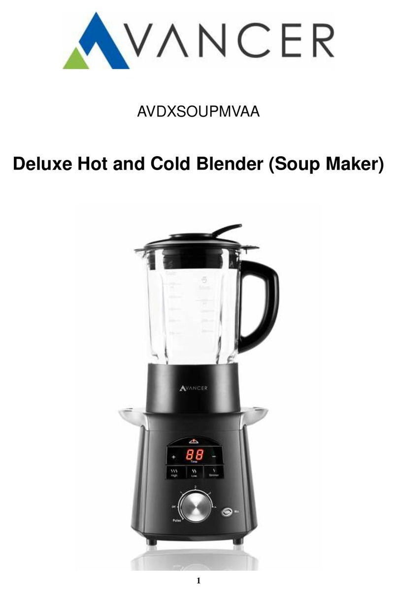 Avancer AVDXSOUPMVAA User manual