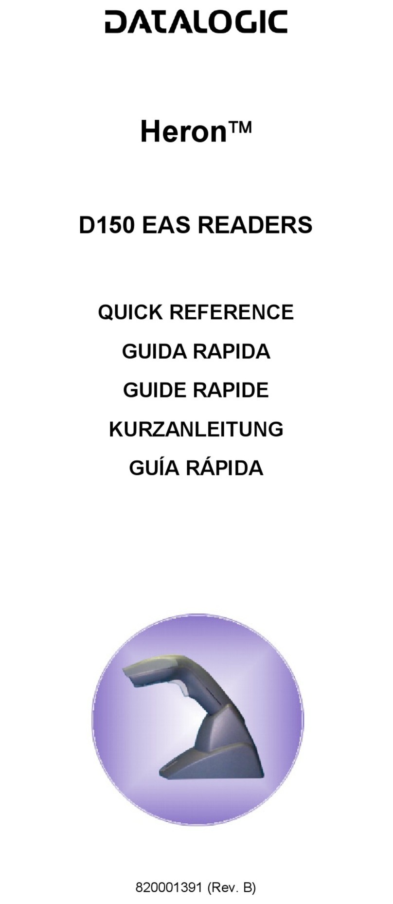 Datalogic Heron D150 quick reference