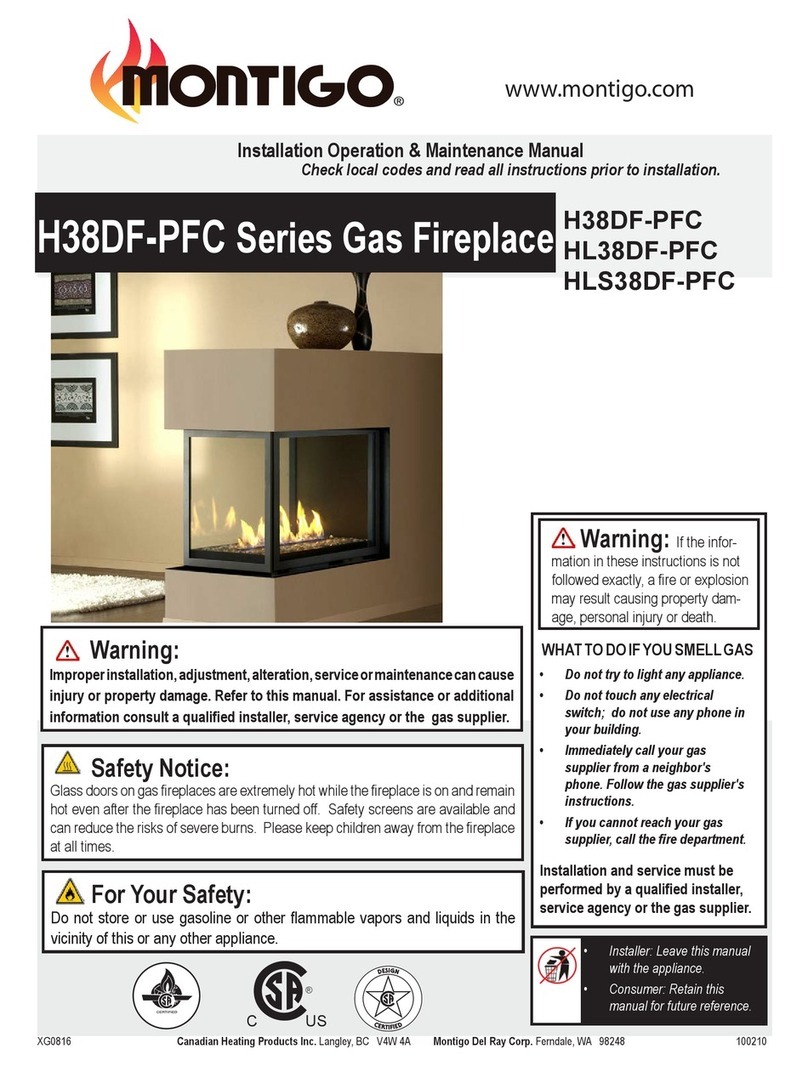 Montigo H38DF PFC Instruction manual