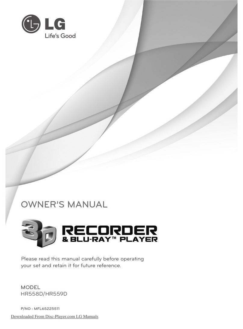 LG HR558D owner's manual