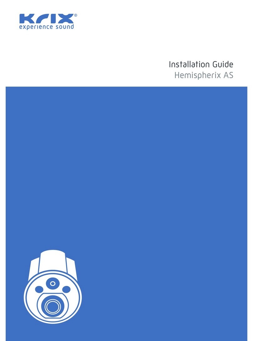Krix Hemispherix AS User manual Krix Hemispherix AS User manual
