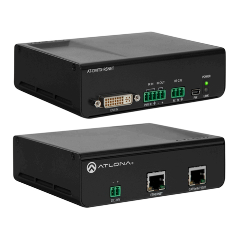 Atlona AT-DVITX-RSNET user manual