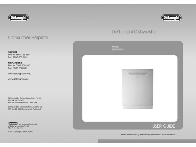 DèLonghi DEDW654FI user guide