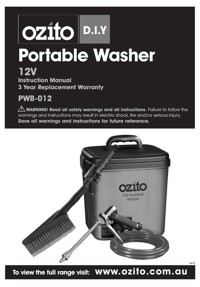 Ozito PWB-012 instruction manual
