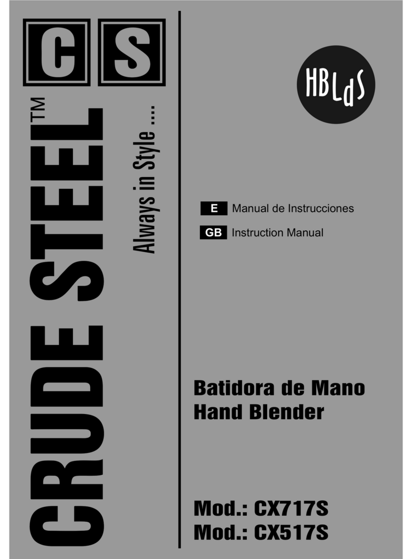 Crude Steel CX717S instruction manual