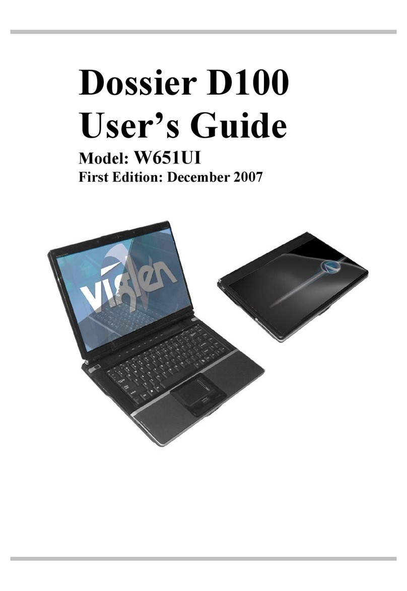 Viglen Dossier D100 W651UI user guide