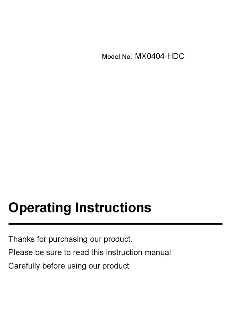 Wyrestorm MX0404-HDC User manual