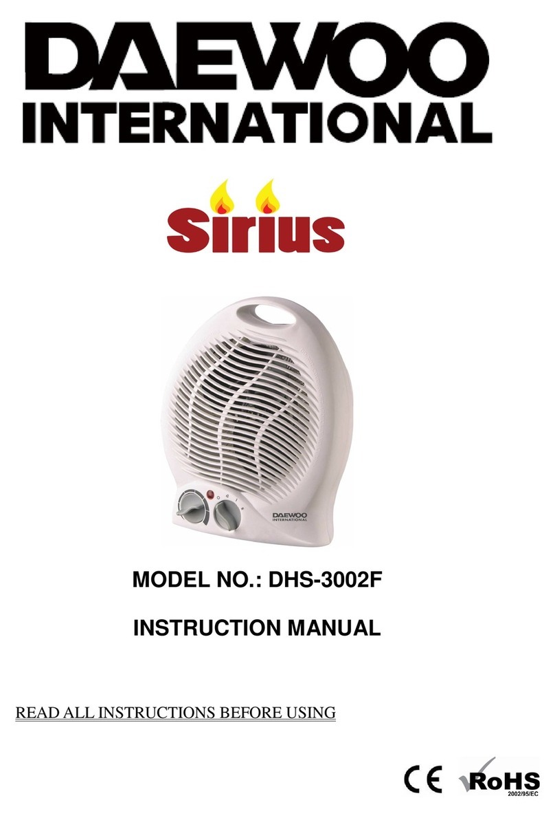 Daewoo Sirius DHS-3002F instruction manual