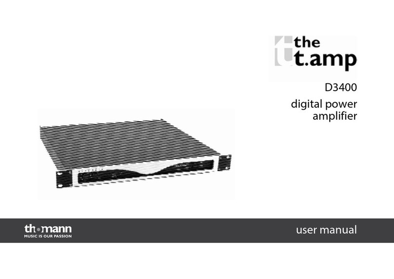 thomann D3400 User manual