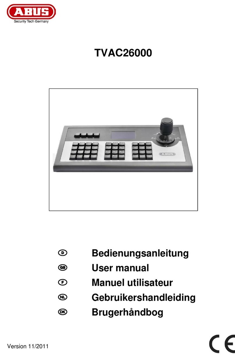 Abus TVAC26000 user manual