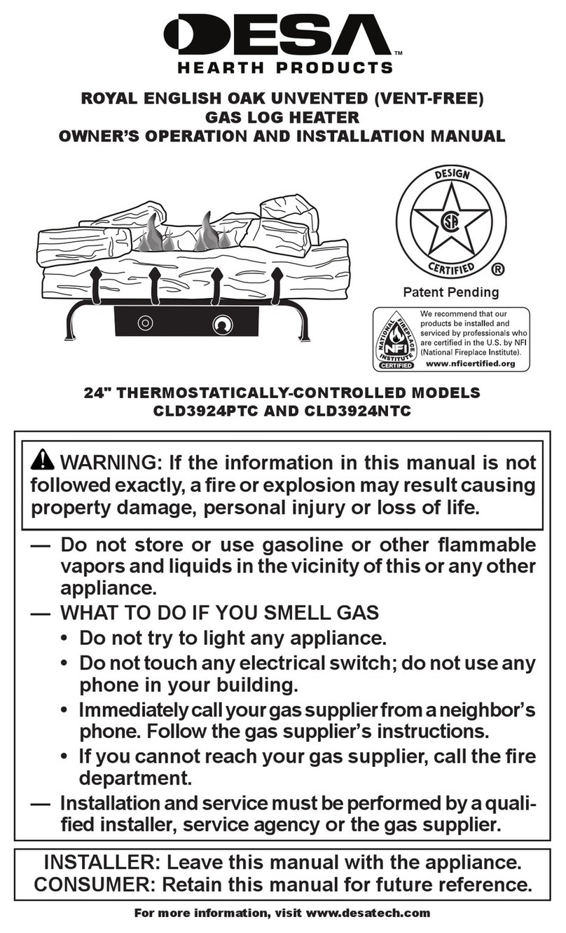 Desa CLD3924PTC Owner's operation and instruction manual