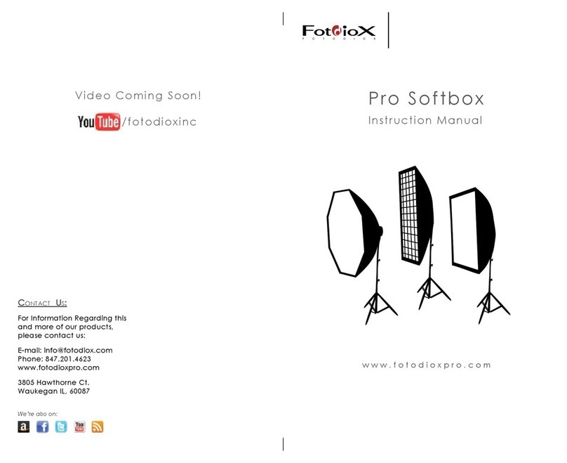Fotodiox Pro Softbox instruction manual