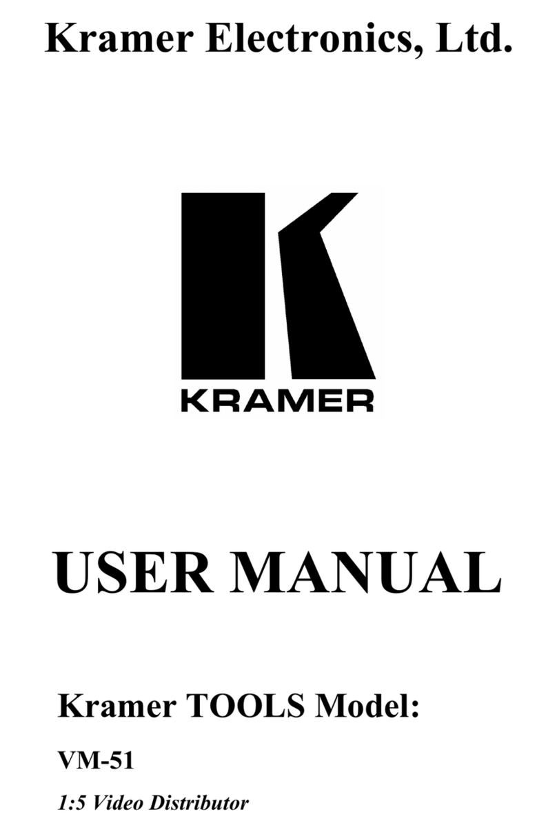 Kramer VM-51 User manual Kramer VM-51 User manual