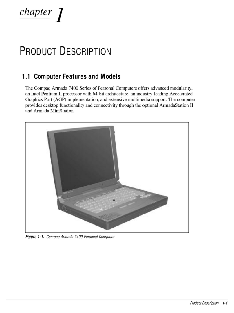 Compaq Armada 7400 Series Technical specifications