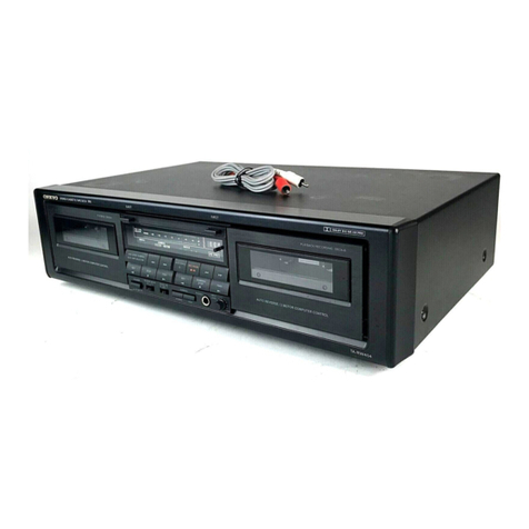 Onkyo TA-RW404 User manual
