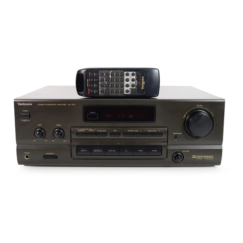 Technics SU-G75 User manual