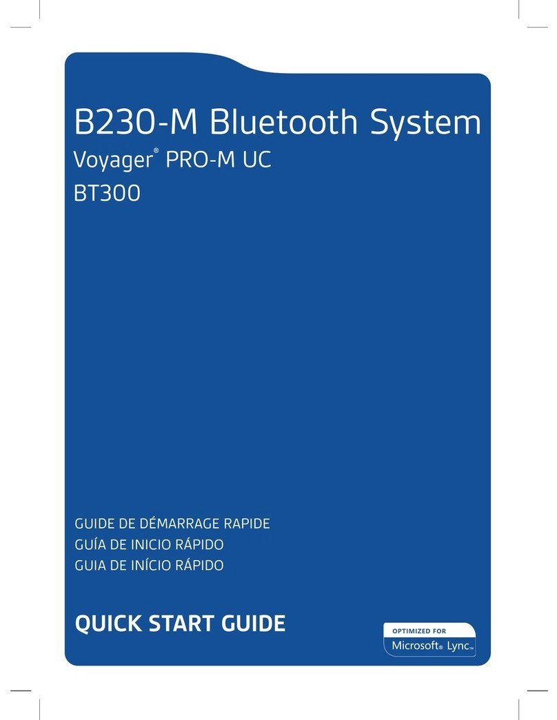 Plantronics B230-M quick start guide