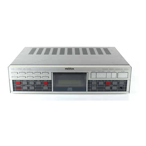 Revox B225 Maintenance instructions