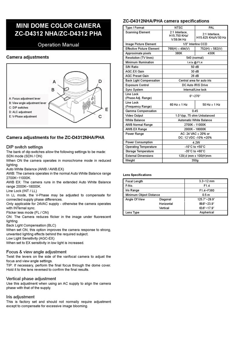 Ganz ZC-D4312 NHA User manual