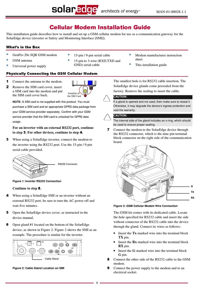 SolarEdge GenPro 20e SQB installation guide