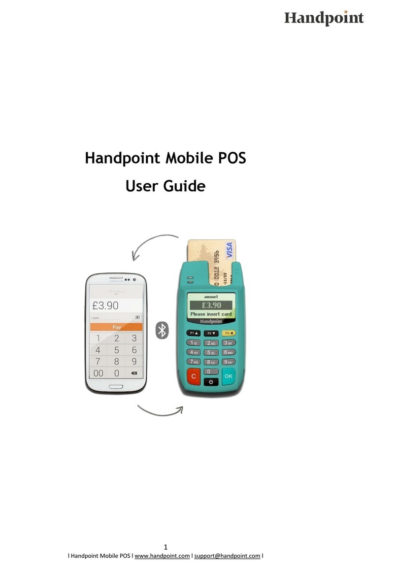 Handpoint Mobile POS User manual