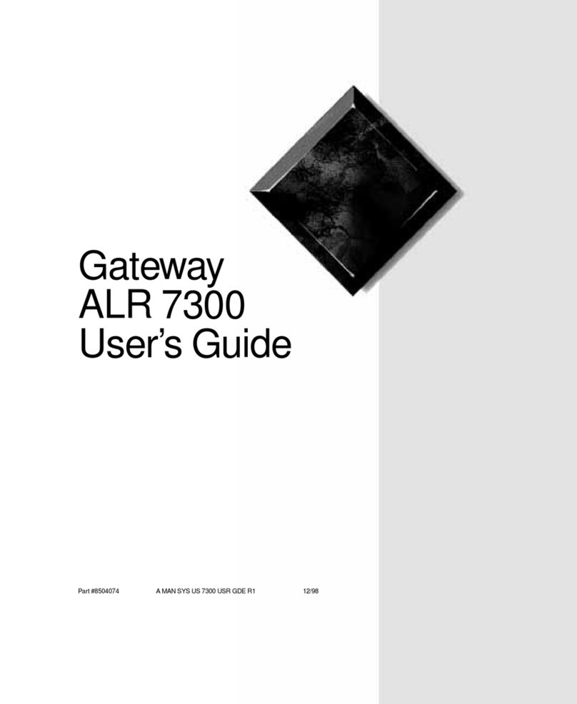 Gateway ALR 7300 User manual