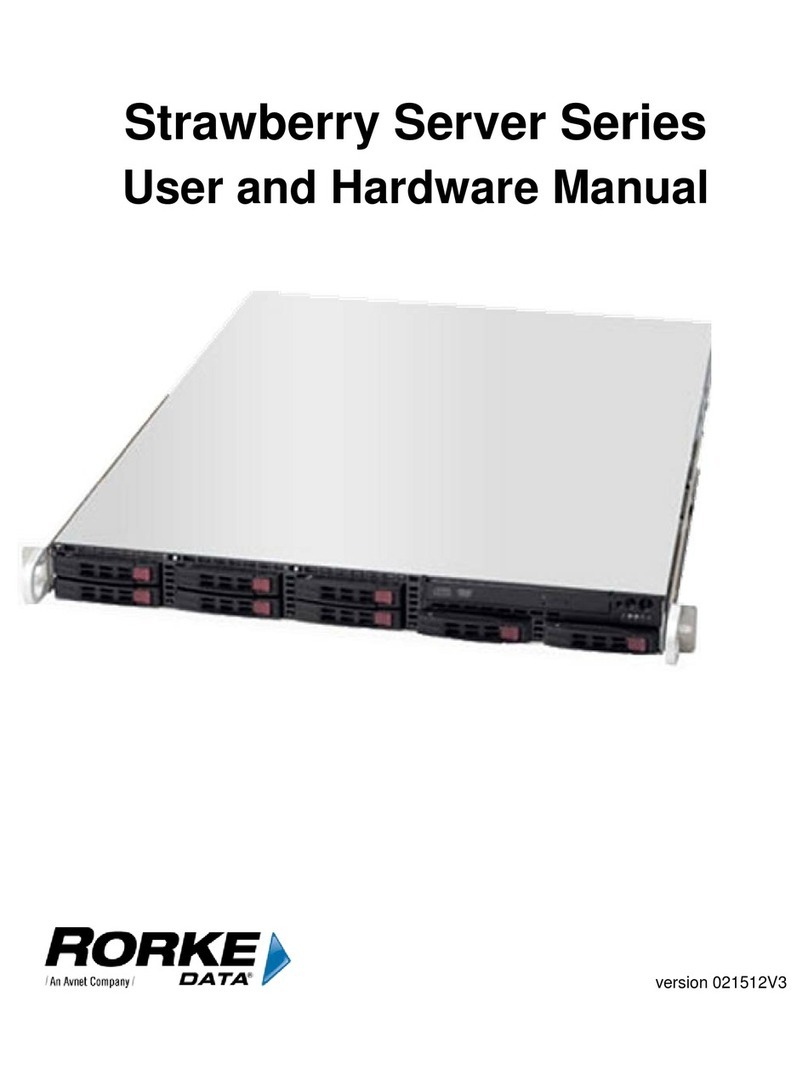 Rorke Data Strawberry Server Series User manual