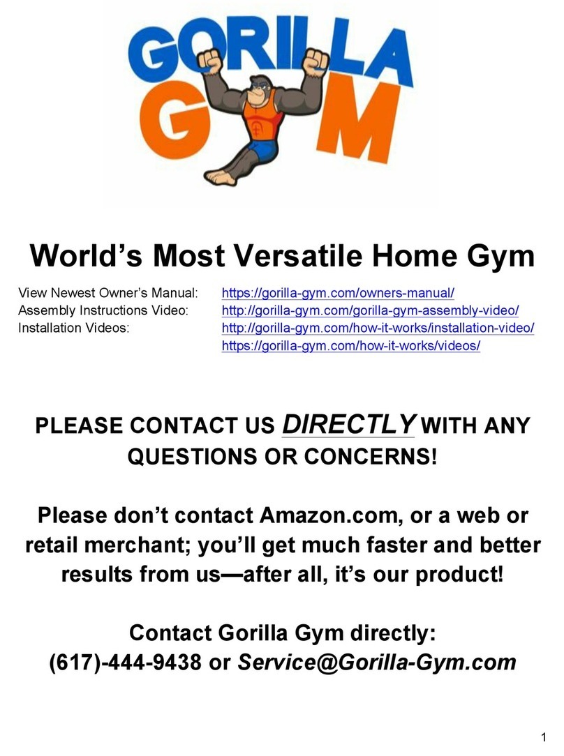 Gorilla Gym Ladder owner's guide