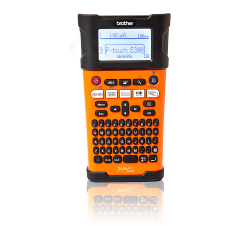 Brother E300 user guide