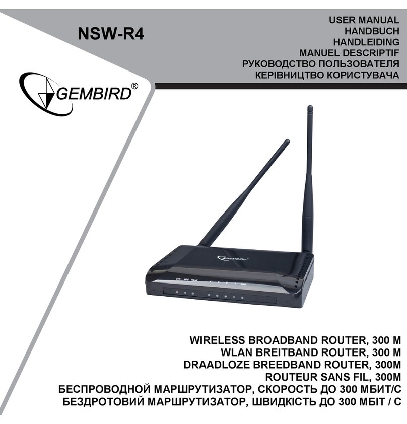 Gembird NSW-R4 User manual
