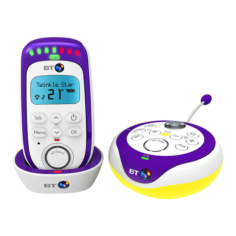 BT Digital Baby Monitor 350 Lightshow user guide