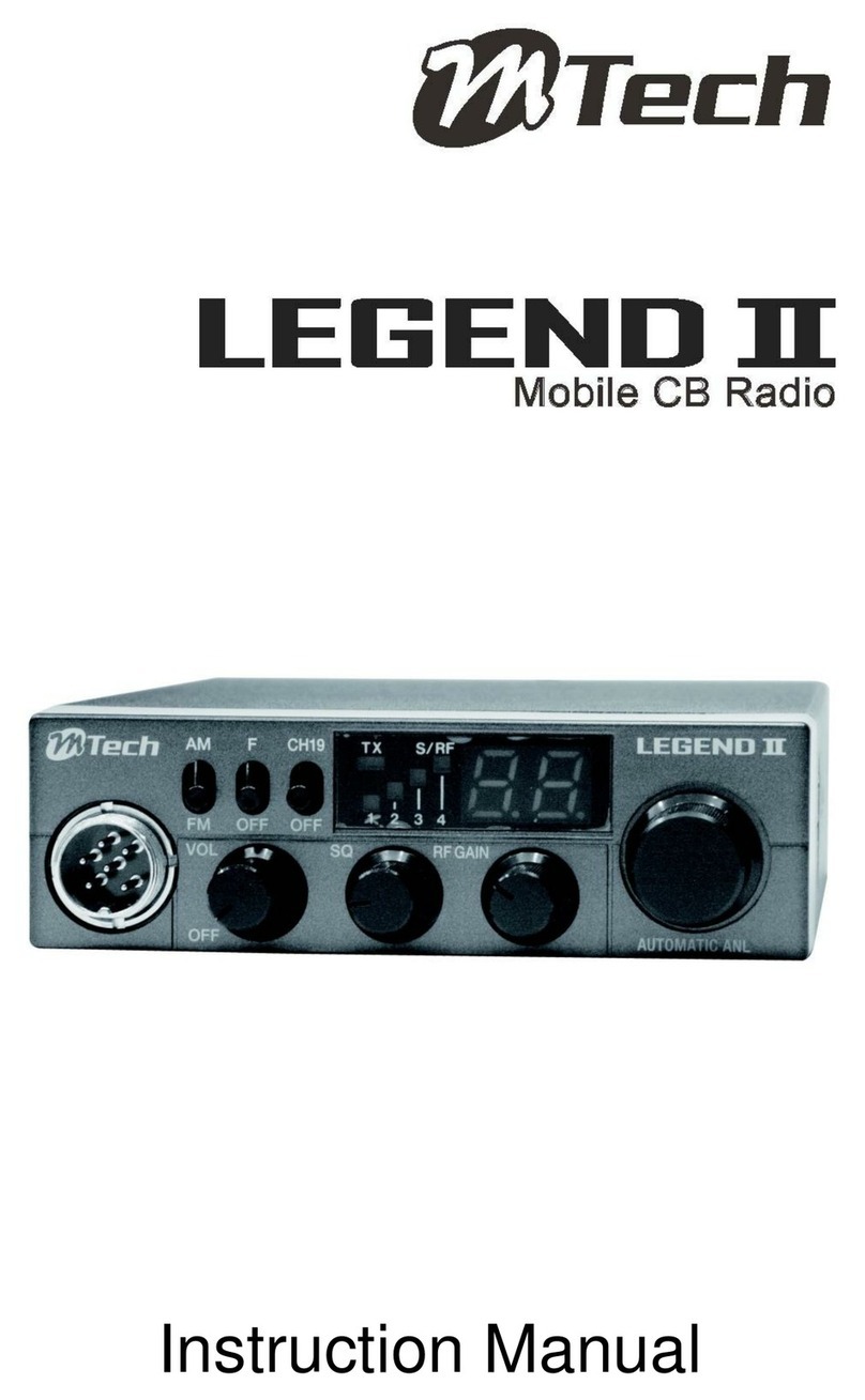 M-tech Legend II instruction manual