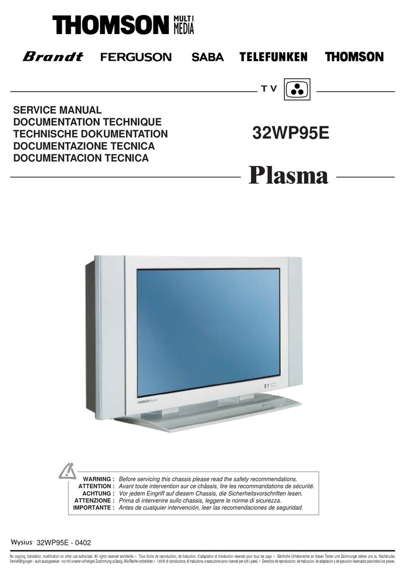THOMSON 32WP95E User manual