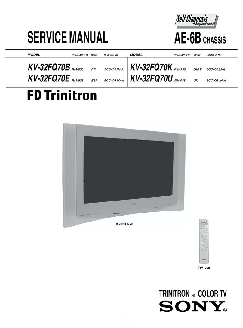 Sony FD Trinitron KV-32FQ70B User manual Sony FD Trinitron KV-32FQ70B User manual