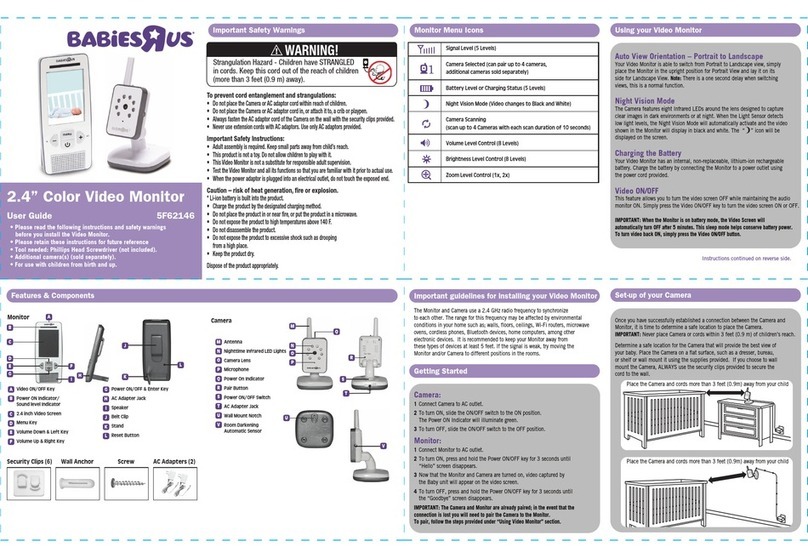 Babies R' Us 5F62146 user guide
