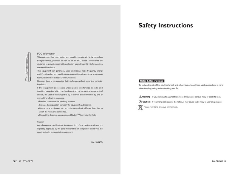 SOLE SLTV15MS3 User manual