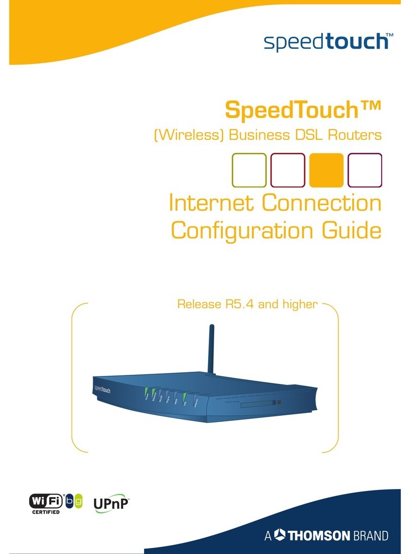 THOMSON SpeedTouch Configuration guide