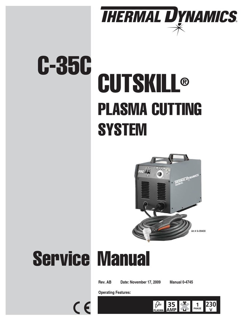 Thermal Dynamics CUTSKILL C-35C User manual Thermal Dynamics CUTSKILL C-35C User manual