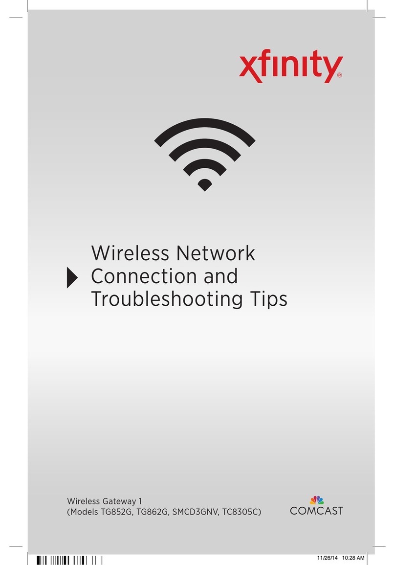 Comcast XFINITY SMC-D3GNV Assembly instructions