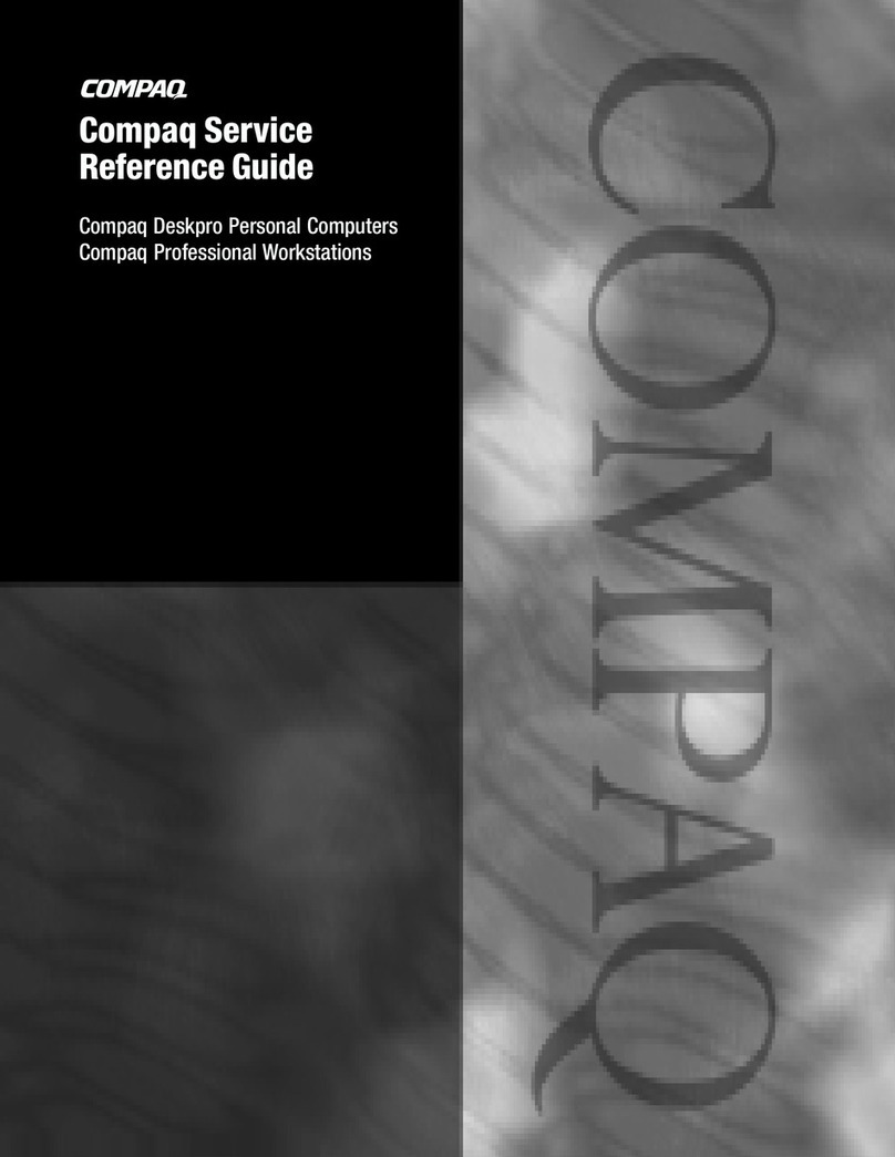 Compaq Deskpro 2000 Service & reference guide