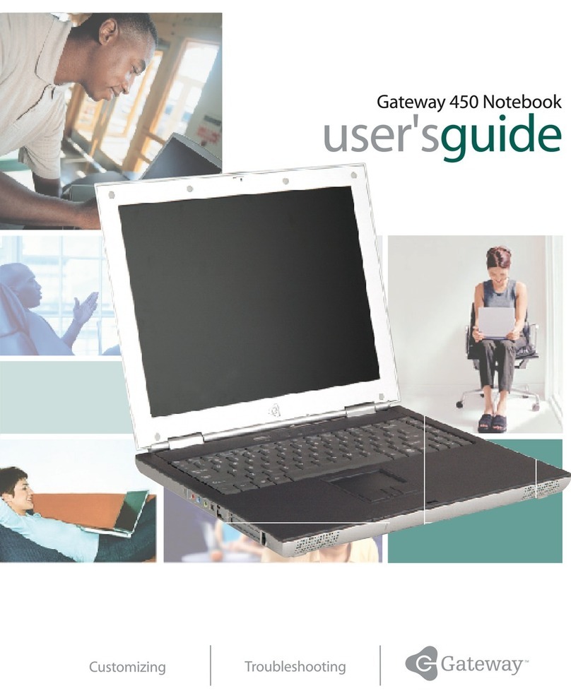 Gateway 450 User manual Gateway 450 User manual