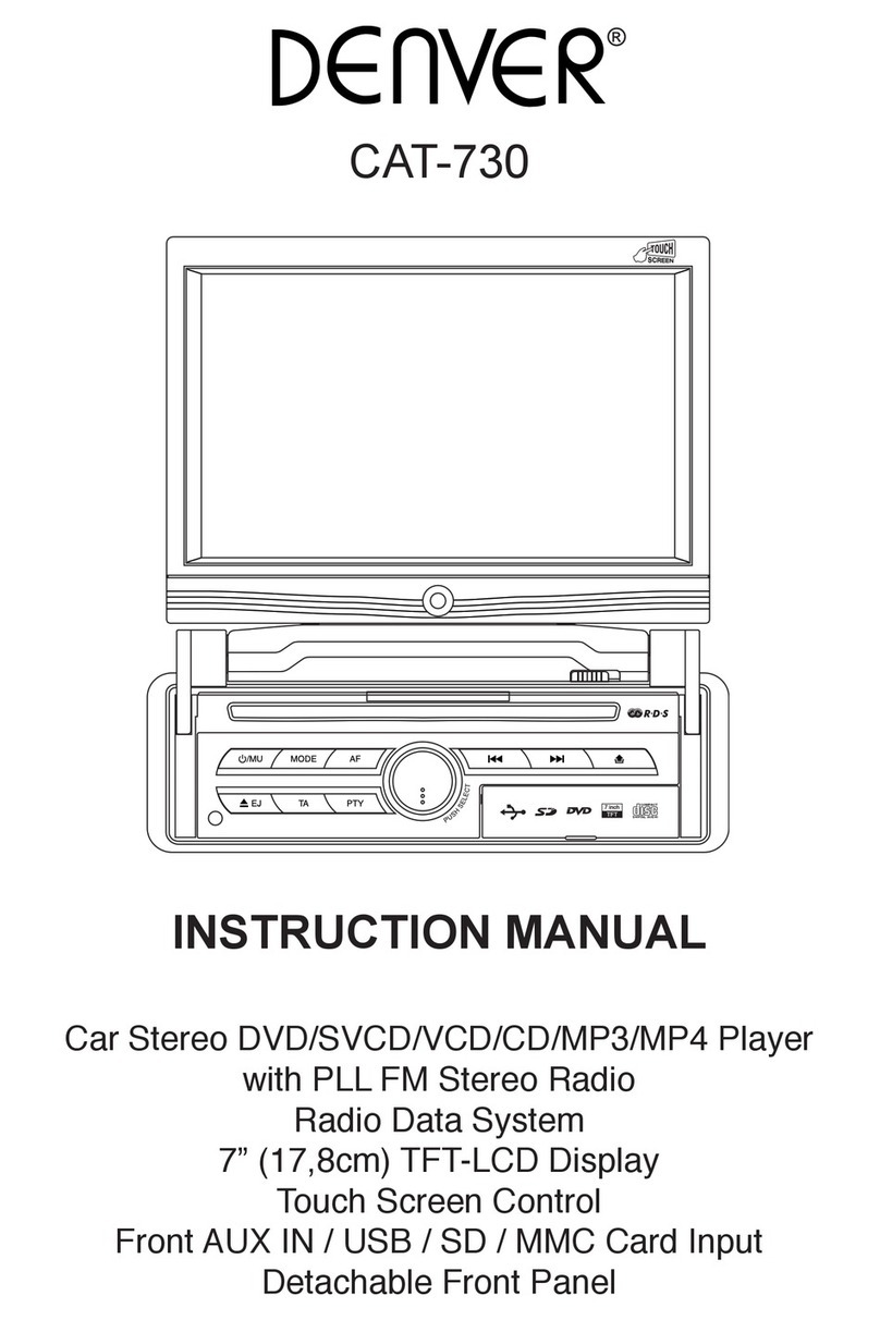 Denver CAT-730 instruction manual